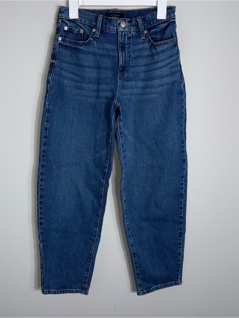 Banana Republic High Rise Barrel Jeans-Ankle Length-Medium Wash-Size 26/2